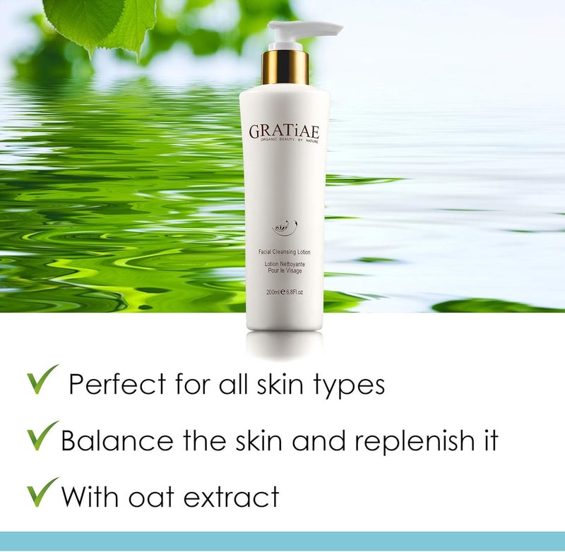 Gratiae Organics Facial Cleansing Lotion 200ml - Image 2